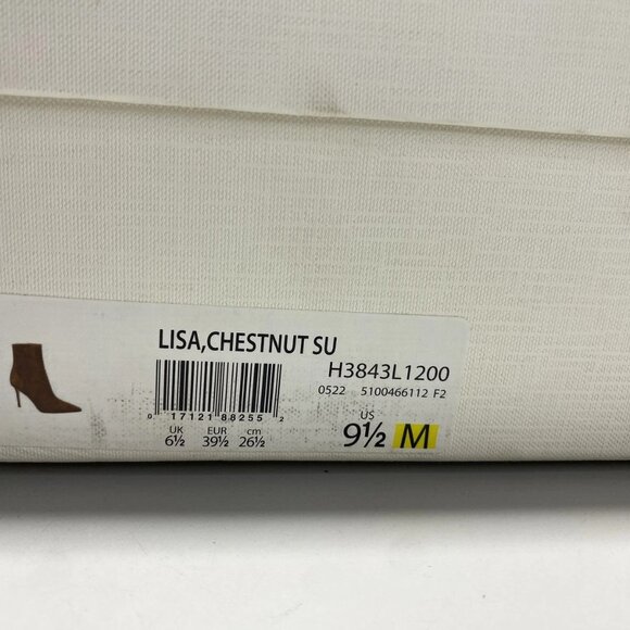 NEW VERONICA BEARD Women’s Lisa Suede Booties – Brown Stiletto Heel - Picture 2 of 11